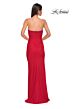 La Femme 32756 Embellished Neckline High Slit Dress
