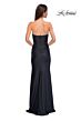 La Femme 32756 Embellished Neckline High Slit Dress