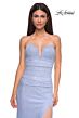 La Femme 32774 Illusion Back Embellished Strapless Dress