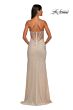 La Femme 32774 Illusion Back Embellished Strapless Dress