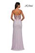 La Femme 32774 Illusion Back Embellished Strapless Dress