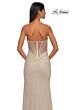 La Femme 32774 Illusion Back Embellished Strapless Dress