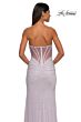 La Femme 32774 Illusion Back Embellished Strapless Dress