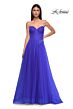 La Femme 32789 Embellished Waist Ruched Corset Dress