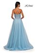 La Femme 32789 Embellished Waist Ruched Corset Dress