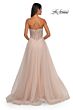 La Femme 32789 Embellished Waist Ruched Corset Dress