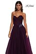 La Femme 32789 Embellished Waist Ruched Corset Dress