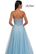 La Femme 32789 Embellished Waist Ruched Corset Dress