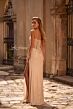 La Femme 32794 Side Slit Illusion Back Strapless Dress