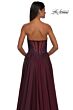 La Femme 32804 Lace Corset High Slit Strapless Dress