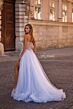 La Femme 32811 Rhinestone Corset High Slit Strapless Dress