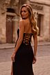 La Femme 32829 High Slit Embellished Neckline Dress