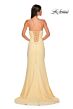 La Femme 32829 High Slit Embellished Neckline Dress