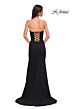 La Femme 32829 High Slit Embellished Neckline Dress