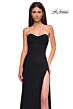 La Femme 32829 High Slit Embellished Neckline Dress