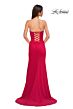 La Femme 32829 High Slit Embellished Neckline Dress
