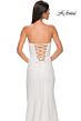 La Femme 32829 High Slit Embellished Neckline Dress