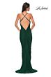 La Femme 32834 Criss Cross Back Ruched Dress