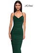 La Femme 32834 Criss Cross Back Ruched Dress
