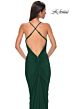La Femme 32834 Criss Cross Back Ruched Dress