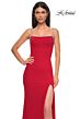 La Femme 32844 Spaghetti Straps Embellished Neckline Dress