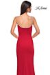 La Femme 32844 Spaghetti Straps Embellished Neckline Dress