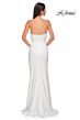 La Femme 32854 High Slit Strapless Embellished Dress