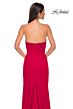 La Femme 32854 High Slit Strapless Embellished Dress