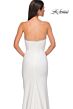 La Femme 32854 High Slit Strapless Embellished Dress