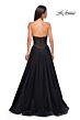 La Femme 32856 Basque Waist Embellished Corset Dress