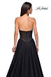 La Femme 32856 Basque Waist Embellished Corset Dress