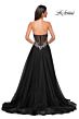 La Femme 32862 Floral Corset High Slit Strapless Dress