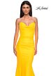 La Femme 32872 Lace-Up Back Strapless Sweetheart Neckline Dress