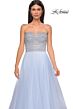 La Femme 32875 Embellished Corset High Slit Dress