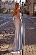 La Femme 32886 Illusion Back Strapless Metallic Dress