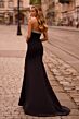 La Femme 32891 Embellished Neckline High Slit Dress
