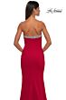 La Femme 32891 Embellished Neckline High Slit Dress