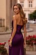 La Femme 32896 Ruched Top Strapless Sweetheart Neck Dress