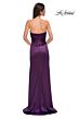 La Femme 32896 Ruched Top Strapless Sweetheart Neck Dress
