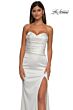 La Femme 32896 Ruched Top Strapless Sweetheart Neck Dress