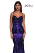 La Femme 32897 Illusion Back Sweetheart Neck Metallic Dress