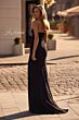 La Femme 32919 High Slit Strapless Sweetheart Neckline Dress