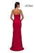 La Femme 32919 High Slit Strapless Sweetheart Neckline Dress
