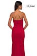 La Femme 32919 High Slit Strapless Sweetheart Neckline Dress