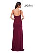 La Femme 32925 Ruched Corset Sweetheart Neck Dress