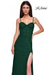 La Femme 32925 Ruched Corset Sweetheart Neck Dress