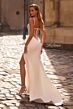 La Femme 32930 Floral Corset Sheer Back Dress