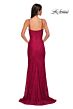 La Femme 32933 Sweetheart Neckline Beaded Lace Dress