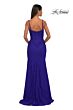 La Femme 32947 Sweetheart Neckline Beaded Lace Dress