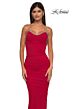 La Femme 32970 Bare Back Spaghetti Straps Dress
